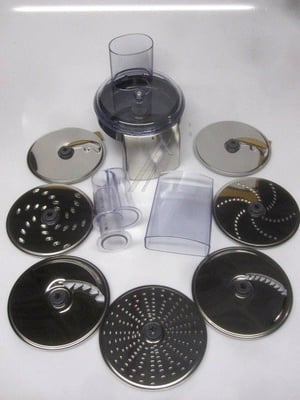 Schnitzelwerk 7 Scheiben für Küchenmaschine DeLonghi AWAT340001 Silber