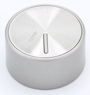 Gasflammenknopf für Whirlpool Kochfeld 488000384829 Metall, Chrom