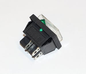 Leucht-Kippschalter grün für Kühlschrank Com