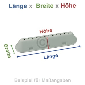 Mitnehmerrippe 481241848605 Bauknecht, Whirlpool, Ikea