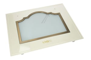 Panelglas für Smeg Ofen 695412917 Backofen-Tür