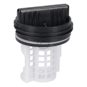 Flusensiebeinsatz für Ablaufpumpe wie SAMSUNG DC97-09928A in Waschmaschine