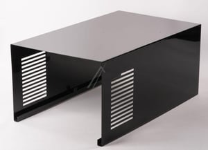 Kaminunterteil für Dunstabzugshaube Smeg 560890492 Gehäuse Unterteil