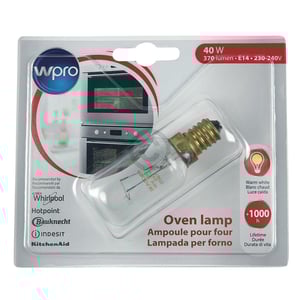 Lampe E14 40W 29mmØ 76mm 240V Wpro 484000008841 LFO136 für Backofen