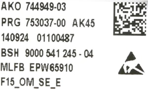 Bedienmodul 11005336