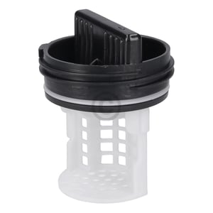 Flusensiebeinsatz für Ablaufpumpe wie SAMSUNG DC97-09928A in Waschmaschine
