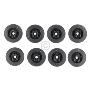 Korbrollensatz (8 stück) für unteren Geschirrkorb (4055072138)