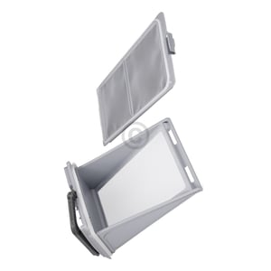 Sockelfilter mit Rahmen für Wärmetauscher wie Whirlpool 481010345281 in Trockner