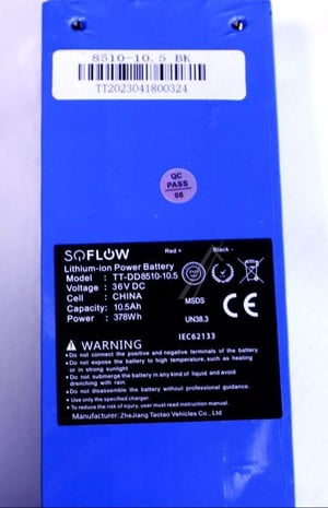 Akku SO3 Pro für E-Scooter Soflow 80023062 10.5 Ah Lithium-Ionen