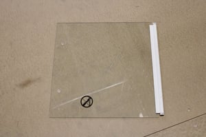 Beko Ofenklappe Glas C00893486 Oberteil