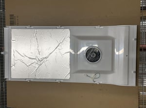 Luftkanal unten GR 371 radial ED für Kühlschrank Vestel 42297654 Radiallüfterkanal Kühlung