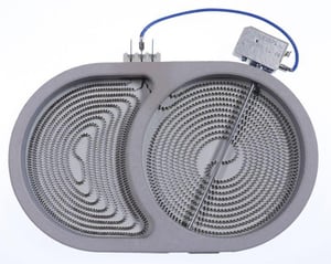 Doppelzonenheizung für Whirlpool Ofen 488000851775 230V, oval