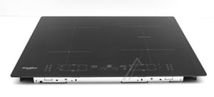 Glaskeramik-Kochfläche für Kochfeld Whirlpool Indesit 488000627608 590mm i100