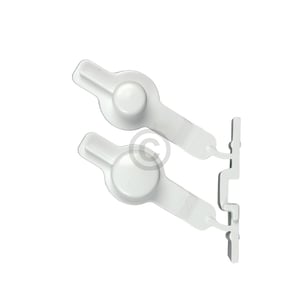 Tastenkappe weiß, 2-fach 481251318172 Bauknecht, Whirlpool, Ikea