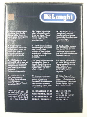 Abklopfbehälter für DeLonghi Kaffeemaschine 5513282191 Edelstahl 105mm