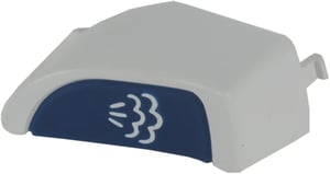 Tastenkappe für Bügeleisen BSH-Gruppe 00638229 Druckknopf, weiß