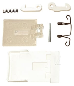 Türgriff-Set weiß für Waschmaschine Whirlpool 481949869162 Kunststoff