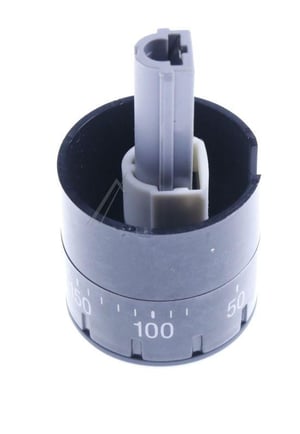 Drehgriff-Temperatur SCHWARZ mit ALUKAPPE, Versenkbar SCHWARZ mit ALUKAPPE, Versenkbar 00423141