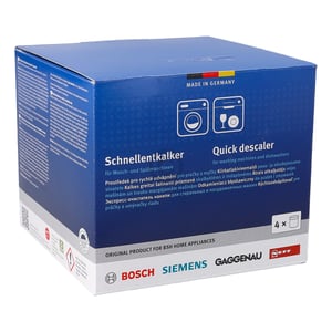 Schnellentkalker Set BOSCH 00312351 für Waschmaschine Geschirrspüler 4x250g