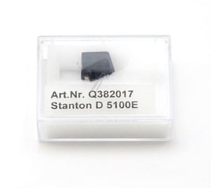 Tonnadel D5100e schwarz für Stanton Tonabnehmer 500E Com elliptisch