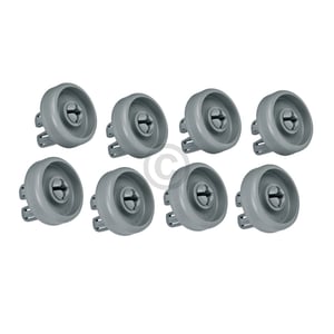 Korbrolle Set für Unterkorb Whirlpool 481252888112 in Geschirrspüler 8Stk