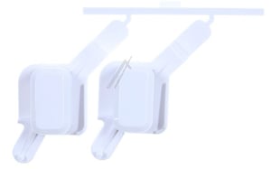 Starttastenkappen für Bauknecht Waschmaschine 481071425531 weiß, 2-fach