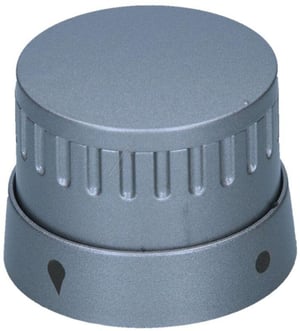 Drehknopf Scandium 8809 für Amica Ofen 9070282 Edelstahl