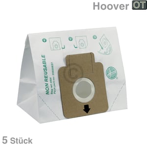 Filterbeutel HOOVER 35600637 H64 für Staubsauger 5Stk
