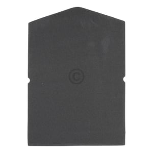 Schaumfilter passend für Miele 6057930 schwarz für Türe Trockner 10101039