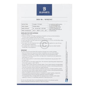 Wasserfilter passend für Bosch 11032518 BLUPARTS - KOMPATIBEL 10102147