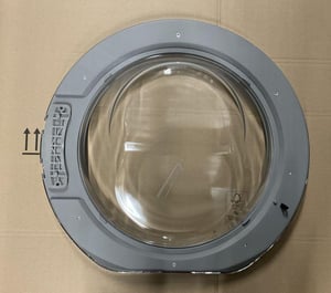 Bullaugentür für Waschmaschine Haier 70067424 Modell Snow Chrom