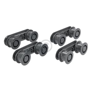Räderhaltersatz, Dunkelgrau, 4 (4055260790)