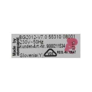 Lüftermotor 00676787