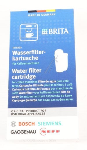 Brita Intenza Wasserfilter für Kaffeevollautomat Bosch/Siemens 17008835 Kalkschutz, Reinheit