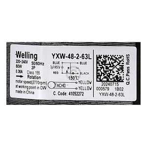 Yxw-48-2-63l-Pumpe für Candy Geschirrspüler 41052272 Motorpumpe