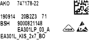 Steuerungsmodul programmiert 11017184