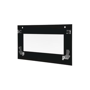 Frontglasscheibe schwarz, komplett geklebt45 cm Kompakt, Neff schwarz, komplett