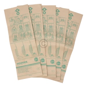 Filterbeutel HOOVER H1 09178377 für NassTrockenSauger 5Stk