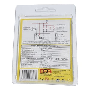 Zeitschalter Nachlaufrelais CS3-4 Unterputz für Badventilator oder als