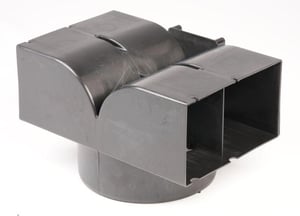 Luftleiter für Dunstabzugshaube Whirlpool 488000861112 Umluft, Ø150mm