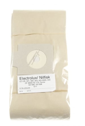 Papierbeutel für Staubsauger Filterclean 000254F1 10 Stück