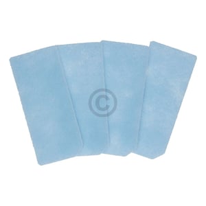 Abluftfiltermatte Miele 9724050 RX1-AC 120x52mm für Saugroboter 4Stk