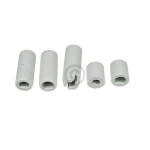 Knebel 43mmØ silbern mit Adaptern universal für alle Marken Backofen Herd Heizgerät