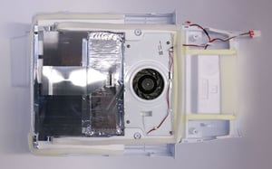 Verdampfer Abdeckung Baugruppe HM12 für Kühlschrank Samsung DA9712824A Cool White Basis