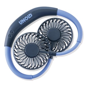 Nackenventilator UNOLD 86698 Breezy blue mit Akku USB-Ladekabel