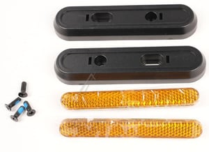 Rückstrahler Set 2 Stück mit schwarzen Basen Jeep Aprilia SPARE041 für E-Scooter