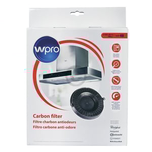 Kohlefilter Type48 Whirlpool 484000008783 AMC037 Wpro 233mmØ für Dunstabzugshaube