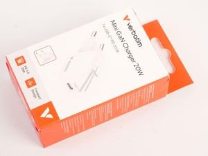 GaN Mini-Ladegerät 20W USB-C PD PPS für Handy Verbatim 32395 Schnelllader Kompakt
