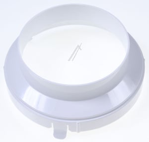 Wand-Abluftadapter Ø155mm für Dunstabzugshaube Midea 12120600004205 Abluftanschluss rund.