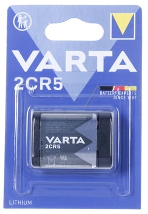 Varta 2CR5 Lithiumbatterie für Waschmaschine 6V 1600mAh